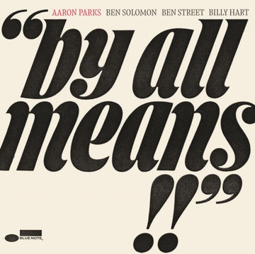 BY ALL MEANS | VINYL RECORD (LP)