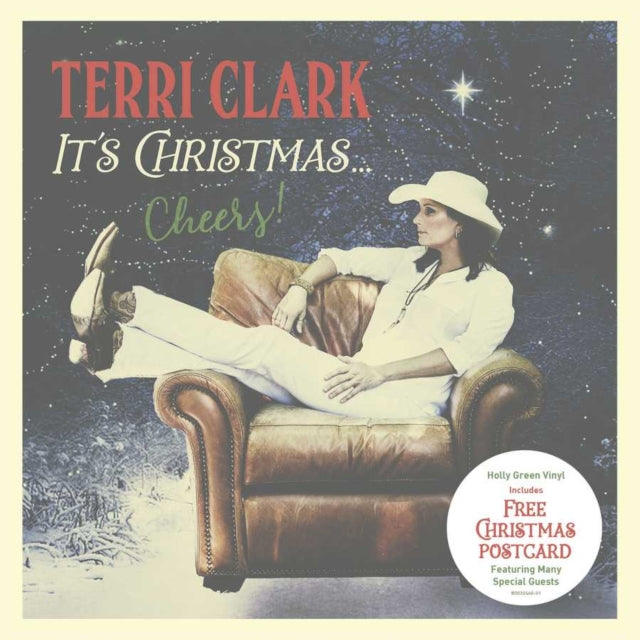 CLARK, TERRI | IT'S CHRISTMAS...CHEERS! (HOLLY GREEN VINYL) | VINYL RECORD (LP)