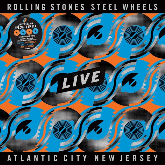 ROLLING STONES | STEEL WHEELS LIVE (LIVE FROM ATLANTIC CITY, NJ, 1989) (4LP/TANGERINE/SKY BLUE VINYL) | VINYL RECORD (LP)