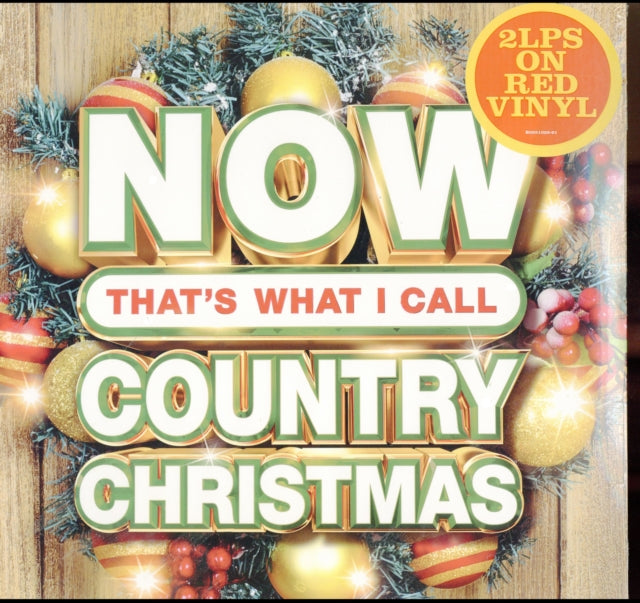 VARIOUS ARTISTS | NOW COUNTRY CHRISTMAS (2 LP)(TRANSLUCENT RED VINYL) | VINYL RECORD (LP)