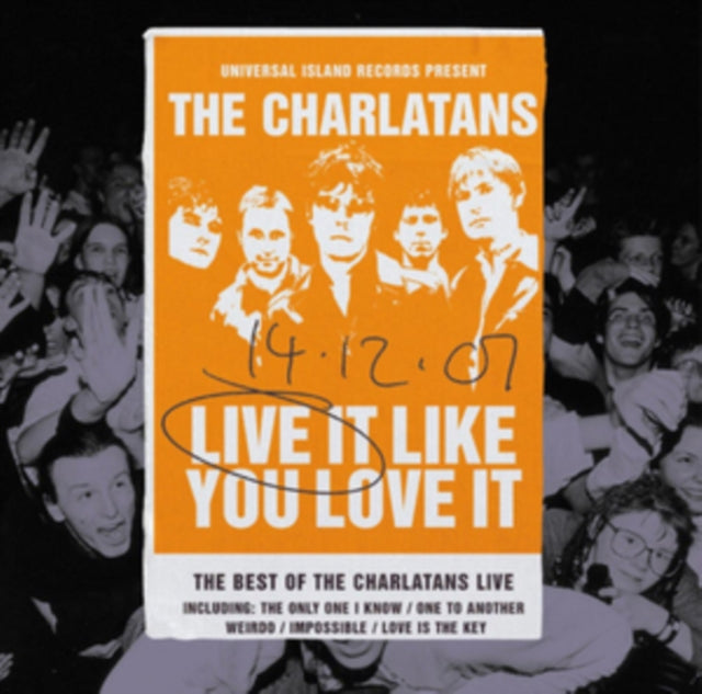 CHARLATANS | LIVE IT LIKE YOU LOVE IT (2LP/TRANS ORANGE VINYL) | VINYL RECORD (LP)