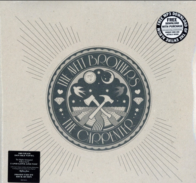 AVETT BROTHERS | CARPENTER | VINYL RECORD (LP)