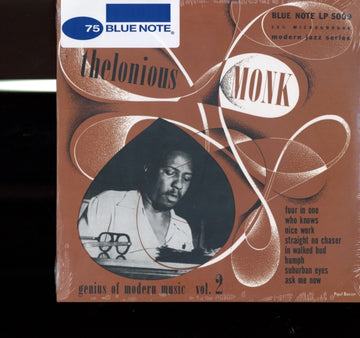 MONK, THELONIOUS | GENIUS OF MODERN MUSIC VOL.2 | 10IN VINYL