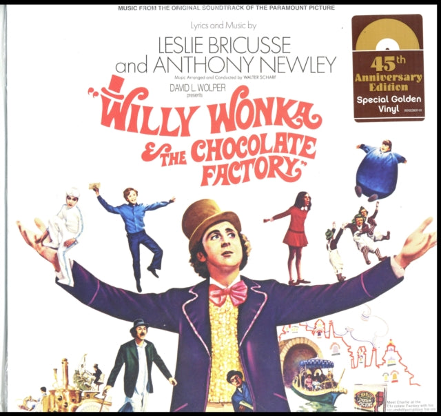 WILLY WONKA & THE CHOCOLATE FACTORY O.S.T. | WILLY WONKA & THE CHOCOLATE FACTORY (GOLD VINYL) O.S.T. | VINYL RECORD (LP)