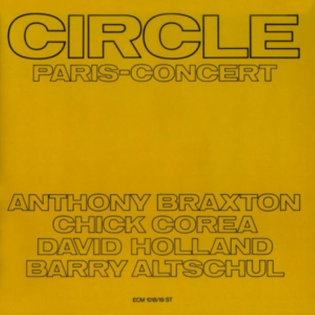 CIRCLE (COREA/BRAXTON/HOLLAND/ALTSCHUL) | PARIS CONCERT (REISSUE) | VINYL RECORD (LP)
