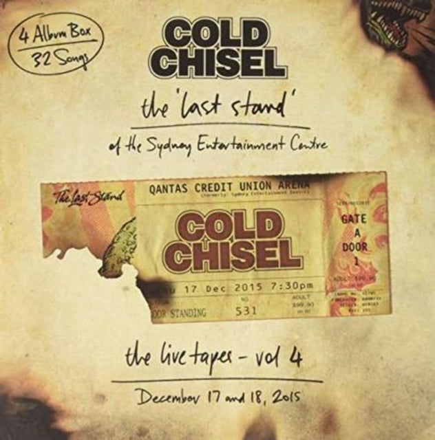 COLD CHISEL | LIVE TAPES VOL 4: LAST STAND OF THE SYDNEY ENTERTAINMENT CENTRE DECEMBER 17 / 18, 2015 | VINYL RECORD (LP)