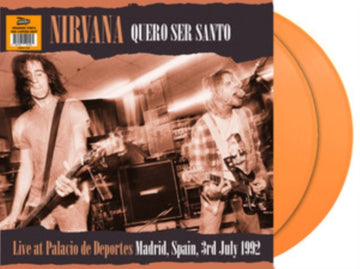 QUERO SER SANTO: LIVE AT PALACIO DE DEPORTES. MADRID. SPAIN 7/3/92 - FM BROADCAST (ORANGE VINYL/2LP) | VINYL RECORD (LP)