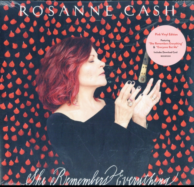 CASH, ROSANNE | SHE REMEMBERS EVERYTHING (PINK VINYL) | VINYL RECORD (LP)