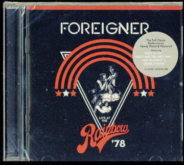 FOREIGNER | LIVE AT THE RAINBOW 78 | CD