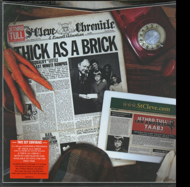 JETHRO TULL | THICK AS A BRICK / THICK AS A BRICK 2 | VINYL RECORD (LP)