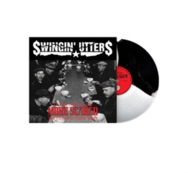 SWINGIN' UTTERS | MORE SCARED (BLACK/WHITE VINYL) | VINYL RECORD (LP)