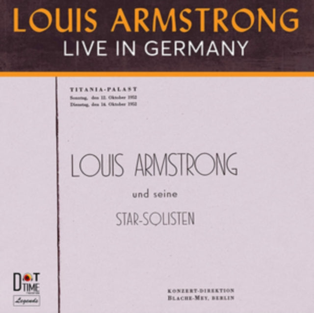 LOUIS ARMSTRONG | LIVE IN GERMANY | VINYL RECORD (LP)