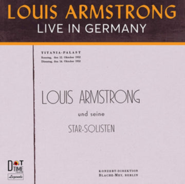 LOUIS ARMSTRONG | LIVE IN GERMANY | VINYL RECORD (LP)