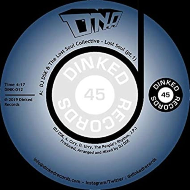 DJ DSK & THE LOST SOUL COLLECTIVE | LOST SOUL | 7IN VINYL