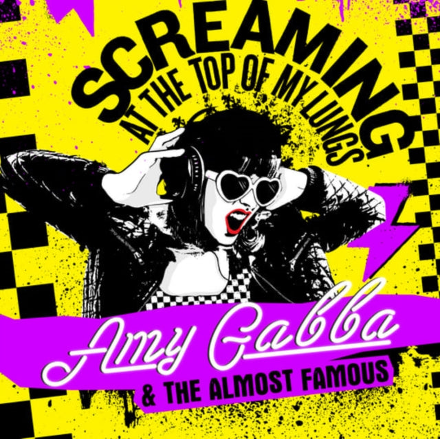 GABBA, AMY & THE ALMOST FAMOUS | SCREAMING AT THE TOP OF MY LUNGS (PINK VINYL/140G) | VINYL RECORD (LP)
