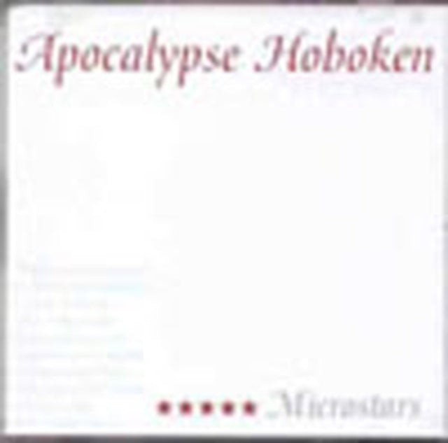 APOCALYPSE HOBOKEN | MICROSTARS | VINYL RECORD (LP)