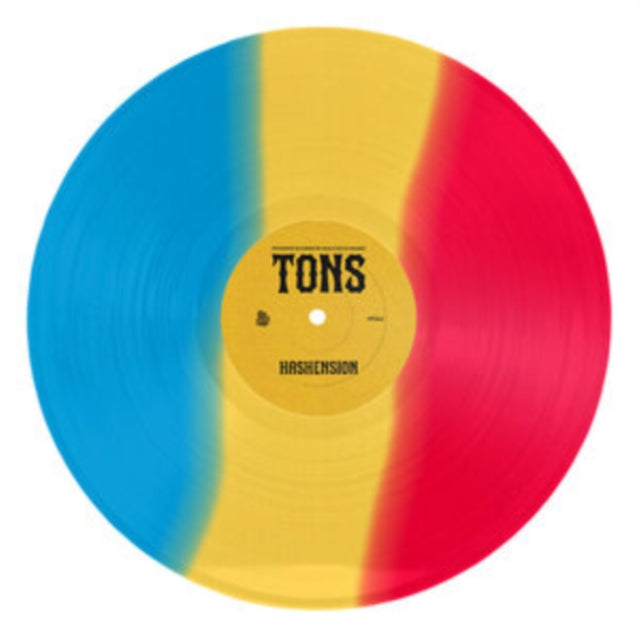 TONS | HASHENSION (BLUE/YELLOW/PINK STRIPED VINYL) | VINYL RECORD (LP)