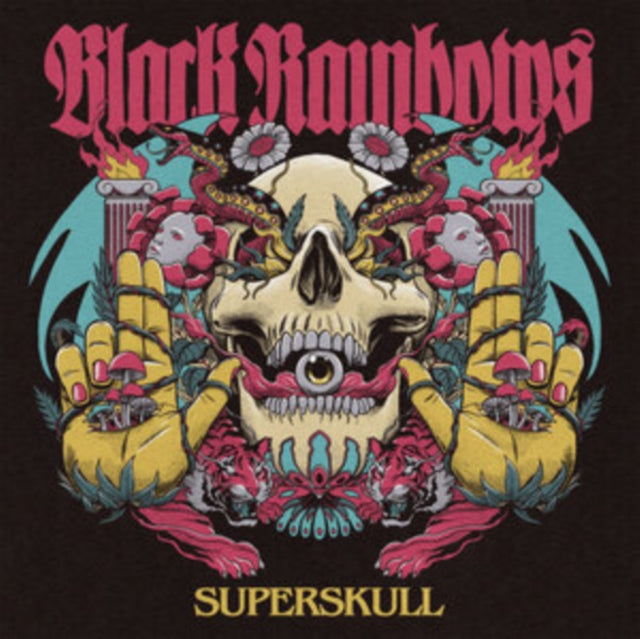 BLACK RAINBOWS | SUPERSKULL (WHITE,BLUE & NEON PINK VINYL) | VINYL RECORD (LP)