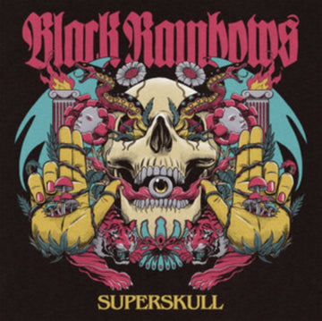 BLACK RAINBOWS | SUPERSKULL (WHITE,BLUE & NEON PINK VINYL) | VINYL RECORD (LP)