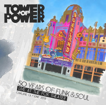 TOWER OF POWER | 50 YEARS OF FUNK & SOUL: LIVE AT THE FOX THEATER - OAKLAND, CA - JUNE 2018 | VINYL RECORD (LP)