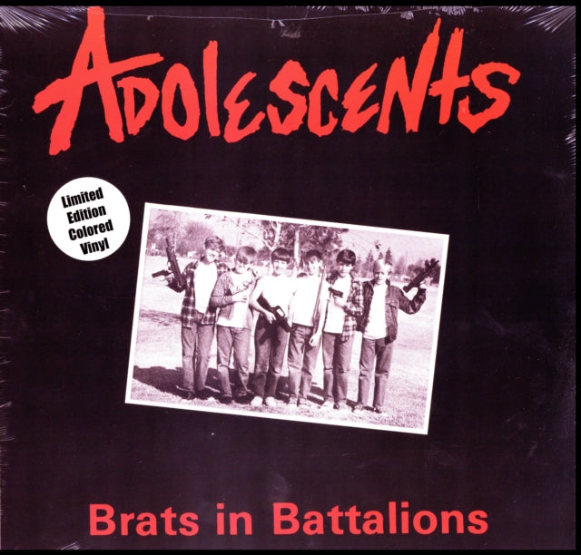 ADOLESCENTS | BRATS IN BATTALIONS (RED VINYL) | VINYL RECORD (LP)