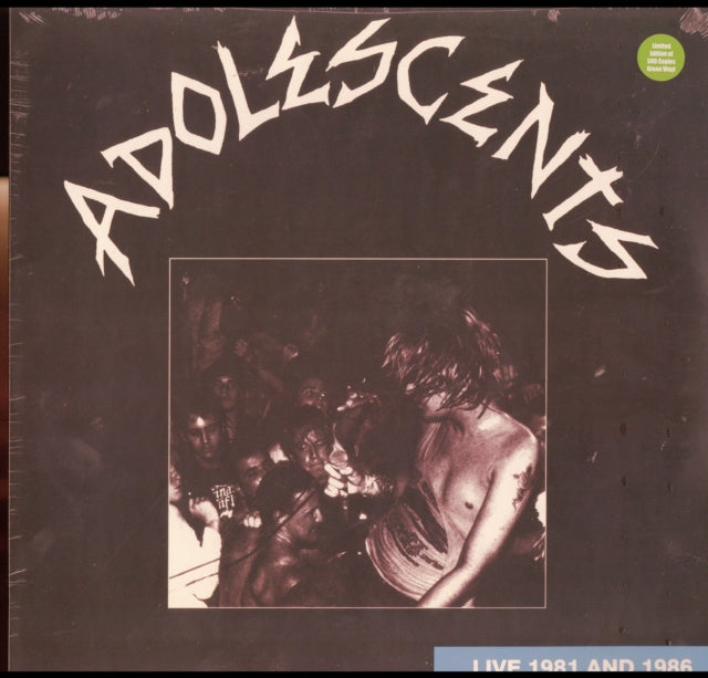 ADOLESCENTS | LIVE 1981 & 1986 | VINYL RECORD (LP)