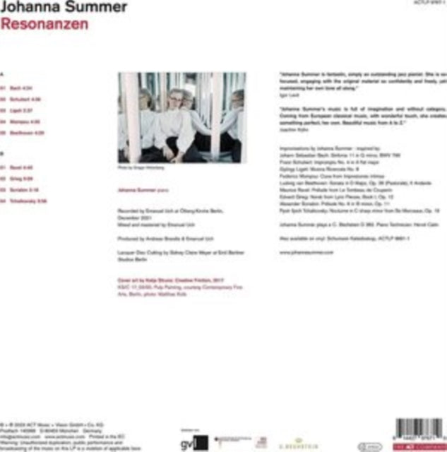 SUMMER, JOHANNA | RESONANZEN | VINYL RECORD (LP)
