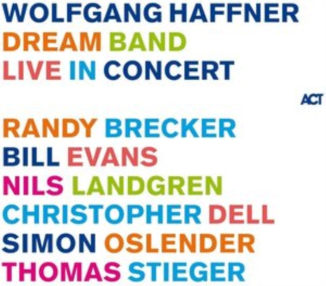 HAFFNER, WOLFGANG | DREAM BAND LIVE IN CONCERT (2LP) | VINYL RECORD (LP)