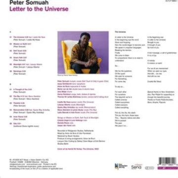 SOMUAH, PETER | LETTER TO THE UNIVERSE (IMPORT) | VINYL RECORD (LP)