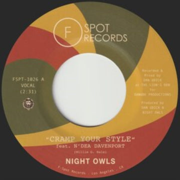 NIGHT OWLS | CRAMP YOUR STYLE (FEAT. Nâ€™DEA DAVENPORT) B/W YOUR OLD STANDBY (FEAT. TRISH TOLEDO) | 7IN VINYL