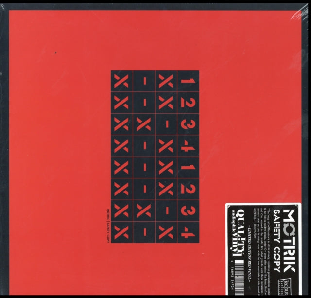 MOTRIK | SAFETY COPY (RED VINYL) | VINYL RECORD (LP)