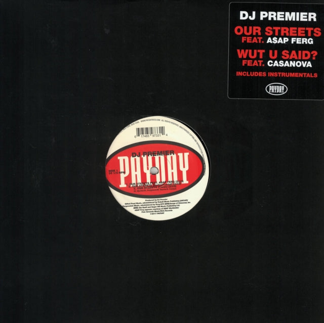 DJ PREMIER | OUR STREETS / WUT U SAID | VINYL RECORD (LP)