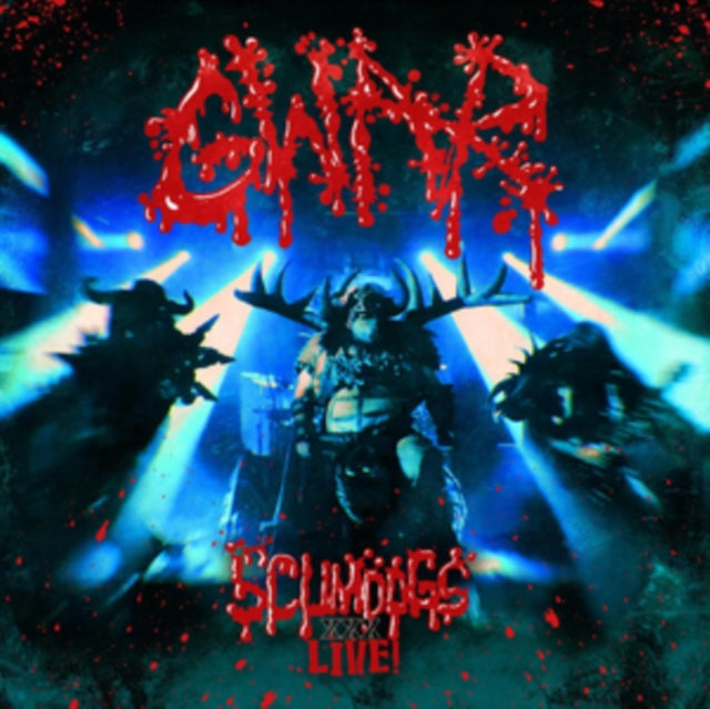 GWAR | SCUMDOGS XXX LIVE (2LP/BLUE MARBLED VINYL) | VINYL RECORD (LP)