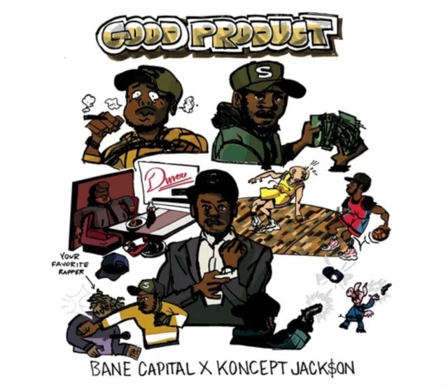 BANE CAPITAL & KONCEPT JACK$ON | GOOD PRODUCT (CASSETTE/ENAMEL PIN) | MUSIC CASSETTE