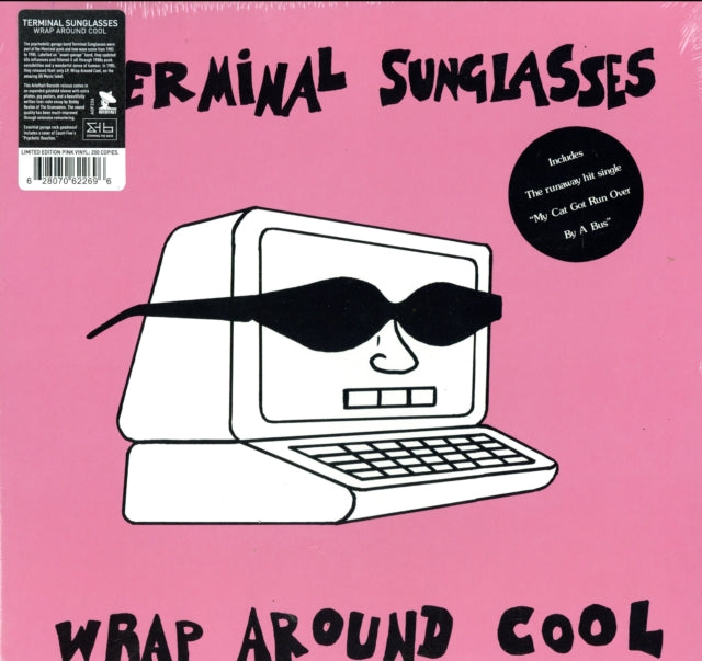 TERMINAL SUNGLASSES | WRAP AROUND COOL (PINK VINYL) | VINYL RECORD (LP)