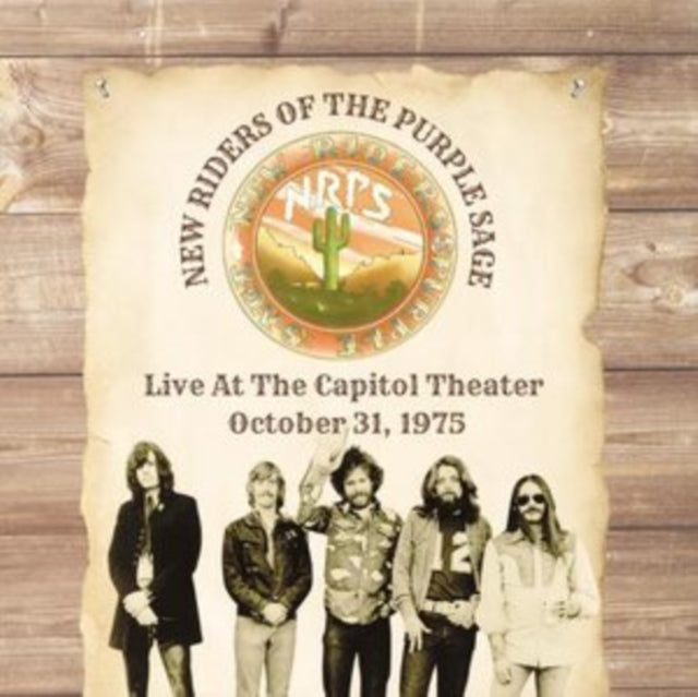 NEW RIDERS OF THE PURPLE SAGE | LIVE AT THE CAPITOL THEATER (NATURAL CLEAR VINYL) | VINYL RECORD (LP)