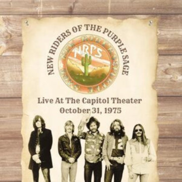 NEW RIDERS OF THE PURPLE SAGE | LIVE AT THE CAPITOL THEATER (NATURAL CLEAR VINYL) | VINYL RECORD (LP)