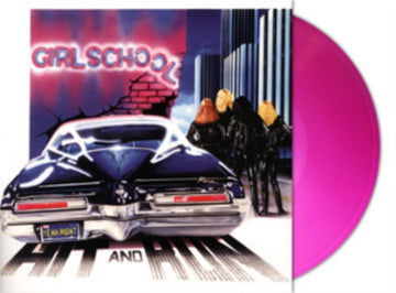 GIRLSCHOOL | HIT & RUN (STRAWBERRY PINK VINYL) | VINYL RECORD (LP)
