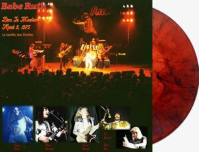 BABE RUTH | LIVE IN MONTREAL APRIL 9. 1975 (RED MARBLE VINYL) | VINYL RECORD (LP)