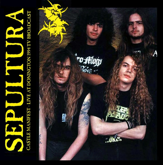 SEPULTURA | CASTLE MANIFEST - LIVE AT DONINGTON 1994 TV BROADCAST | VINYL RECORD (LP)