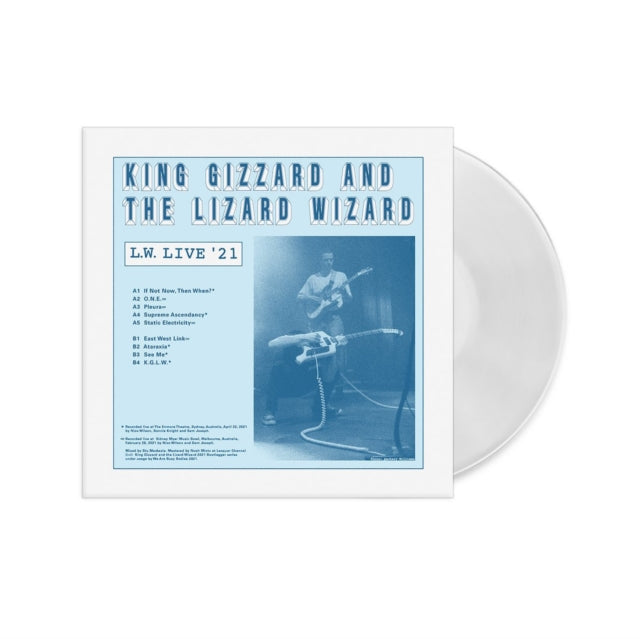 KING GIZZARD & THE LIZARD WIZARD | L.W. LIVE IN AUSTRALIA (REVERSE GROOVE ON CLEAR VINYL) | VINYL RECORD (LP)