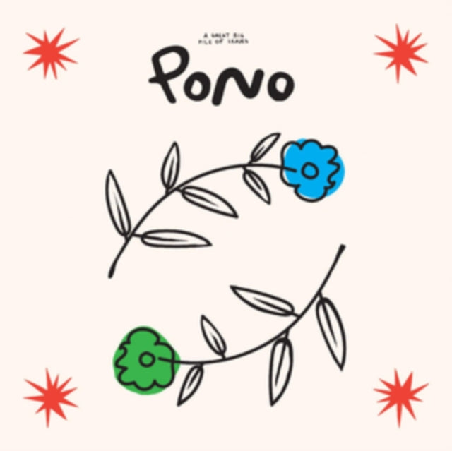 GREAT BIG PILE OF LEAVES | PONO (LIMITED WHITE, GREEEN, & BLUE MARBLED VINYL/DL CARD) | VINYL RECORD (LP)