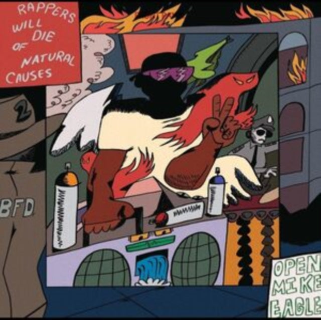 OPEN MIKE EAGLE | RAPPERS WILL DIE OF NATURAL CAUSES (SILVER VINYL) | VINYL RECORD (LP)