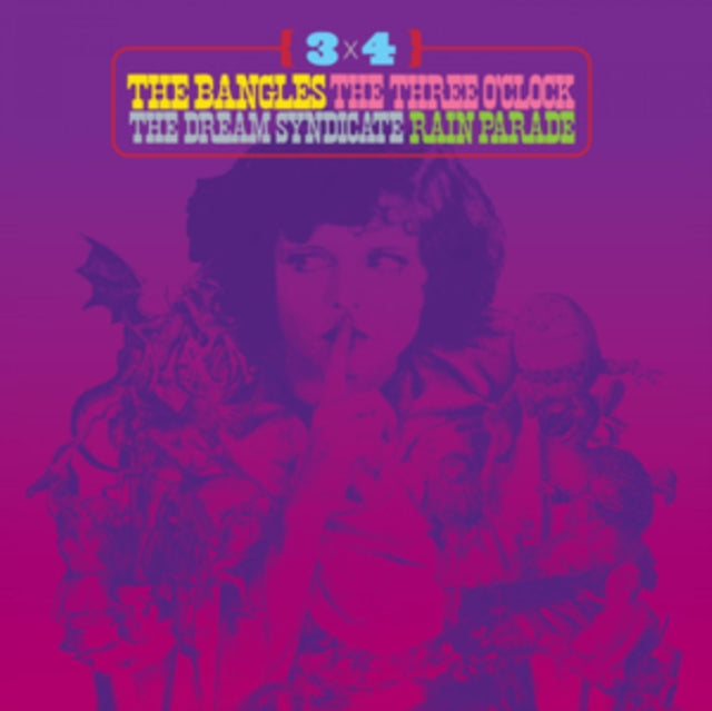 VARIOUS ARTISTS | 3 X 4 (2LP/PSYCHEDELIC SWIRL VINYL) | VINYL RECORD (LP)