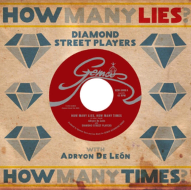 DIAMOND STREET PLAYERS | HOW MANY LIES, HOW MANY TIMES | 7IN VINYL