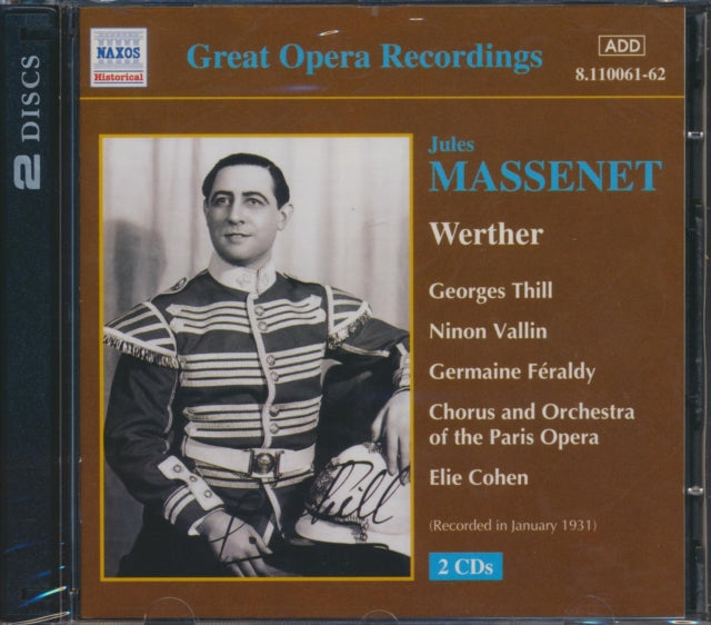 MASSENET, JULES | GREAT OPERA RECORDINGS | CD