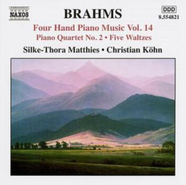 BRAHMS | 4 HAND PF MUSIC 14 | CD