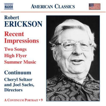 ERICKSON, ROBERT | ORCHESTRAL CHAMBER AND VOCAL | CD