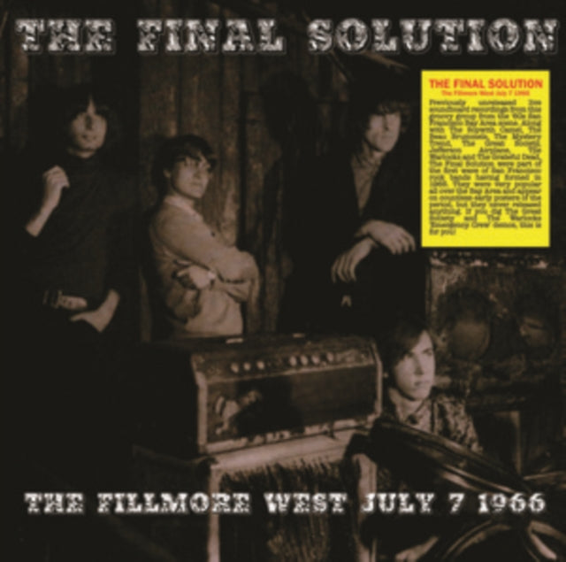 FINAL SOLUTION | FILLMORE WEST JULY 7 1966 | VINYL RECORD (LP)