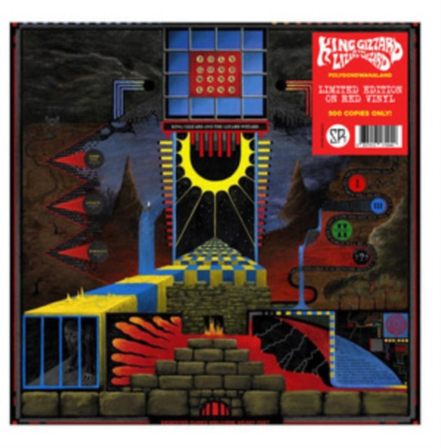 KING GIZZARD & THE LIZARD WIZARD | POLYGONDWANALAND (RED VINYL) | VINYL RECORD (LP)